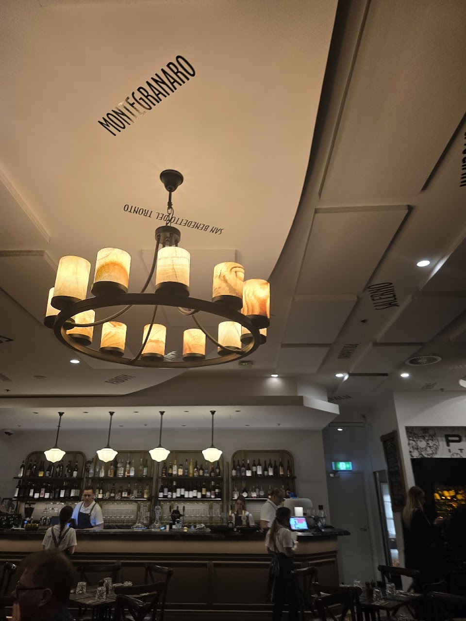 The Primi Italian dining room in Sydney